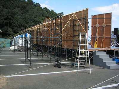 野外ステージ　in駐車場（香川・さぬき市）